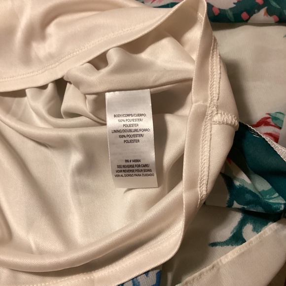 Donna Ricco maxi dress, tropical design, size 14, NWT - Picture 5 of 12